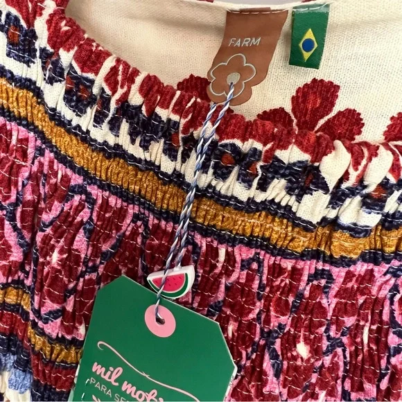 FARM Rio Multicolor Floral Maxi Dress - Picture 11 of 14